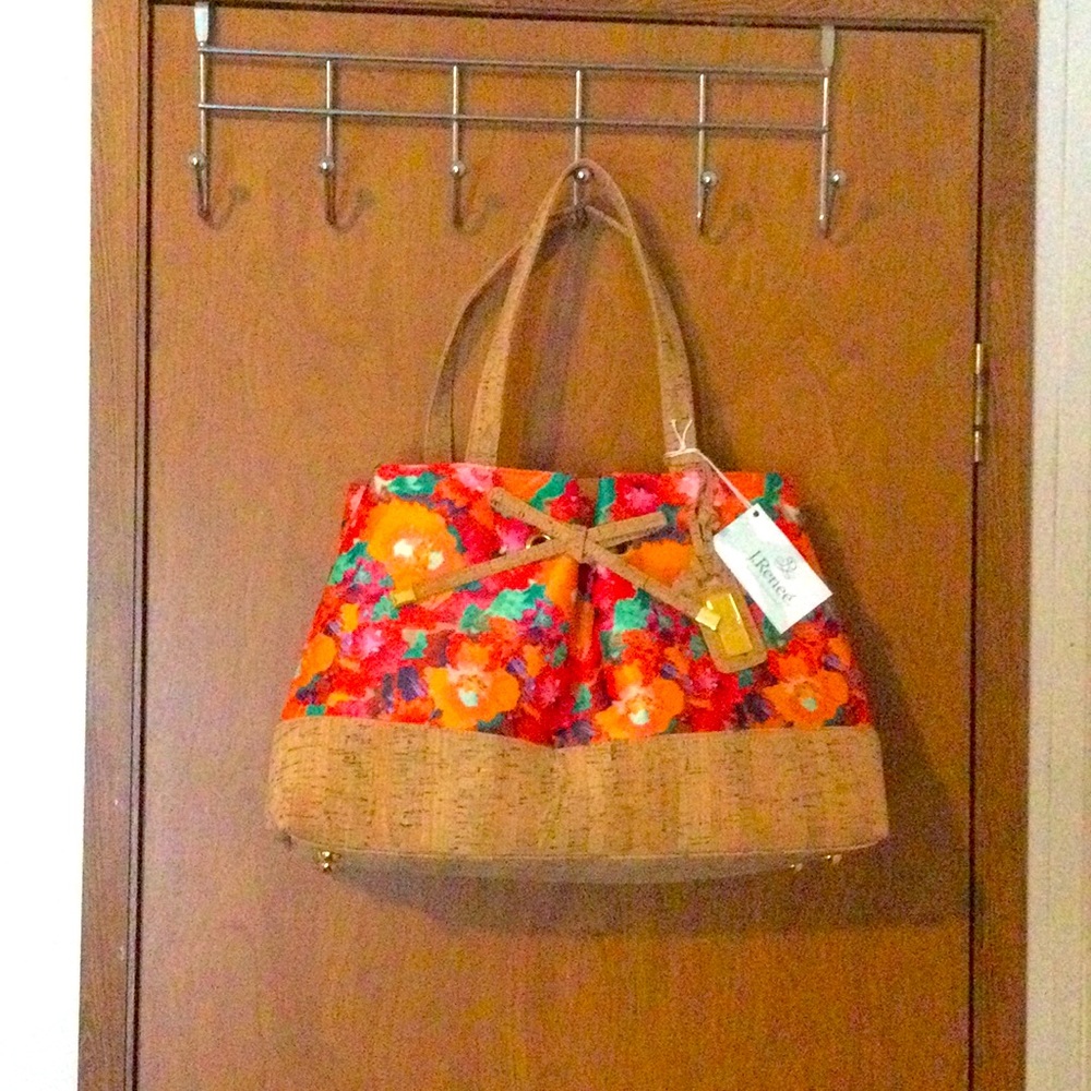 J.Renee bag Grenarine/Cork.